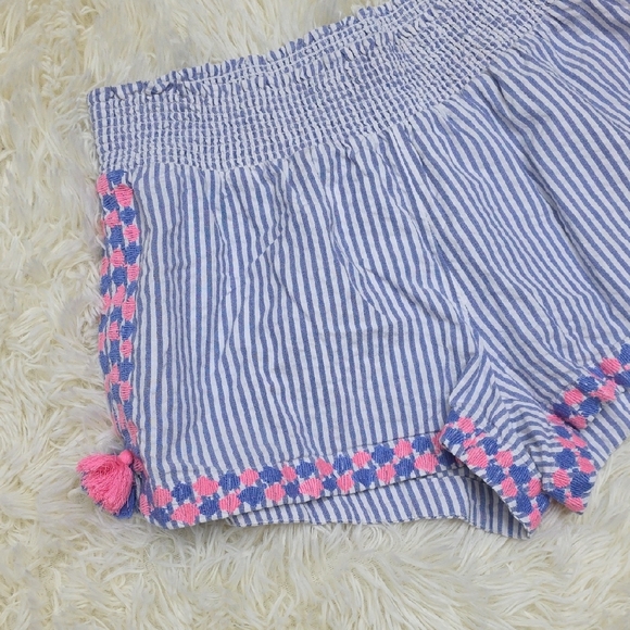 Vineyard Vines Blue and Pink High Waist Shorts - Picture 2 of 4